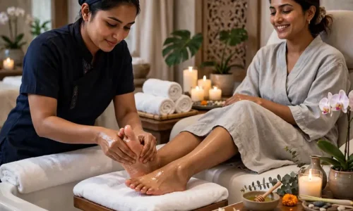 Thai foot massage